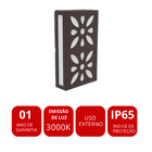 Arandela Led Cobogó Mandala Café