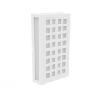 Arandela Led Cobogó Quadros Branca