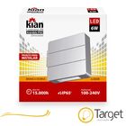 Arandela Led Direcional Branca 6w 3000k Branca Quente Bivolt