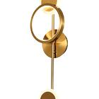 Arandela Led Dourada 16x50cm 23w 1500lm 3000k Branco Quente B