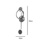 Arandela Led Dourada 16x50cm 23w 1500lm 3000k Branco Quente B