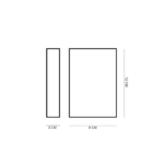 Arandela Led Elgin Duo Slim 2 Fachos Ip65 Branca Bivolt 3000k