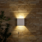 Arandela LED Externa Bivolt Branca IP65 Blumenau Iluminação