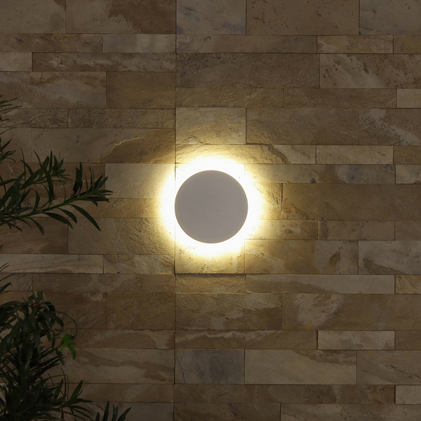 Arandela LED Externa Bivolt Branca IP65 Gaya