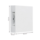 Arandela LED Externa Bivolt Branca IP65 Gaya