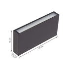 Arandela LED Externa Bivolt Marrom IP65