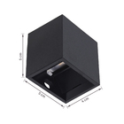 Arandela LED Externa Bivolt Preta Gaya