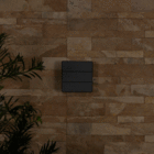 Arandela LED Externa Bivolt Preta IP65 Avant Iluminação