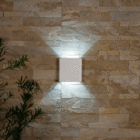 Arandela LED Externa de Parede Bivolt Branca IP65 Inspire