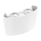 Arandela Led Lentille Double Branca 4w Amarelo 3000k