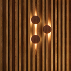 Arandela LED Madeira IP20 Imbuia 20cm Fox Lustres