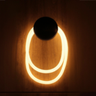 Arandela Led Moderno Taschibra Organic Tex Luz Quente 3000k B