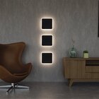 Arandela Led Optic Square Ontw 6w 15060146 Taschibra Preto