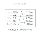 Arandela Led Recognizer 7w 3000k Stella - Preto