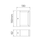 Arandela Led Recognizer 7w 3000k Stella - Preto