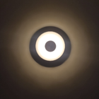 Arandela Led Slice Redondo 3000k 10w Branco E Dourado Spotline