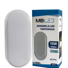 Arandela Led Tartaruga 15w 6500k