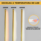 Arandela Linear Luminária De Parede Luz Indireta Led 12w 60cm