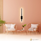 Arandela Lino 60cm Led Integrado 8w 2700k Preto