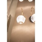 Arandela Luce Dourado E Transparente (c)18cm (l)12cm (a)27cm