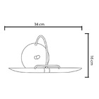 Arandela Luminária Cabeceira Parede Cromo 340spc