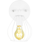 Arandela Luminária Cebola Aramado Branco