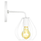 Arandela Luminária Cebola Aramado Branco