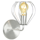 Arandela Luminária Cebola Aramado Escovado