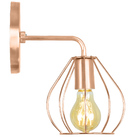 Arandela Luminária Cebola Aramado New Cobre