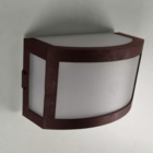 Arandela Luminária Curva Muro Parede Interno/externo-preto