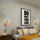 Arandela Luminária De Cristal Legitimo k9 Arco Com Bolhas Red