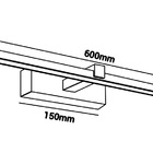 Arandela Luminaria De Espelho Aquila 12W 3000k Bivolt