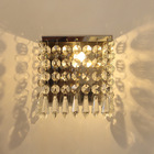 Arandela Luminária de Parede Cubo Cristal Plus para Salas e Q