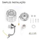 Arandela Luminária De Parede Decorativo De Cristal Moderna Lu