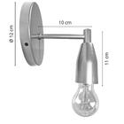 Arandela Luminária De Parede Quarto Aluminío Cobre E Preto