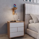 Arandela Luminária Decorativa De Parede - Jm3 Freijó