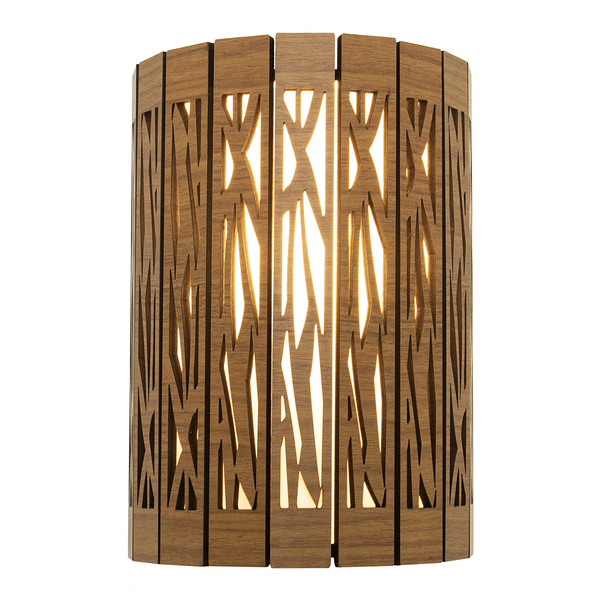 Arandela Luminária Decorativa Madeira Copacabana Red Freijó