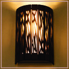 Arandela Luminária Decorativa Madeira Copacabana Red Pau Ferro