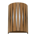 Arandela Luminária Decorativa Madeira Guarita Red Freijó