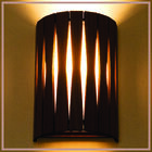 Arandela Luminária Decorativa Madeira Guarita Red Freijó