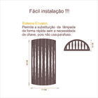 Arandela Luminária Decorativa Madeira Guarita Red Freijó