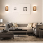 Arandela Luminária Decorativa Madeira Ubatuba Red Freijó