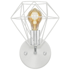 Arandela Luminária Diamante Aramado Branco