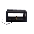 Arandela Luminária Horizontal - Preta