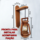 Arandela Luminária Lustre Lampião 110/220 V