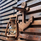 Arandela Luminária Lustre Lampião Âncora 110/220 V Kit 2 Pç