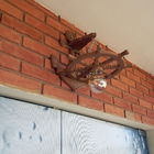 Arandela Luminária Lustre Leme De Navio Rustico 110/220v