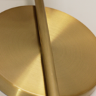 Arandela Luminária Parede Globo Vidro Quarto Sala Dourado