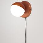 Arandela Luminária Parede Interruptor Globo Vidro Cobre