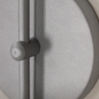 Arandela Luminária Parede Jabuticaba Globo Vidro Cama Prata